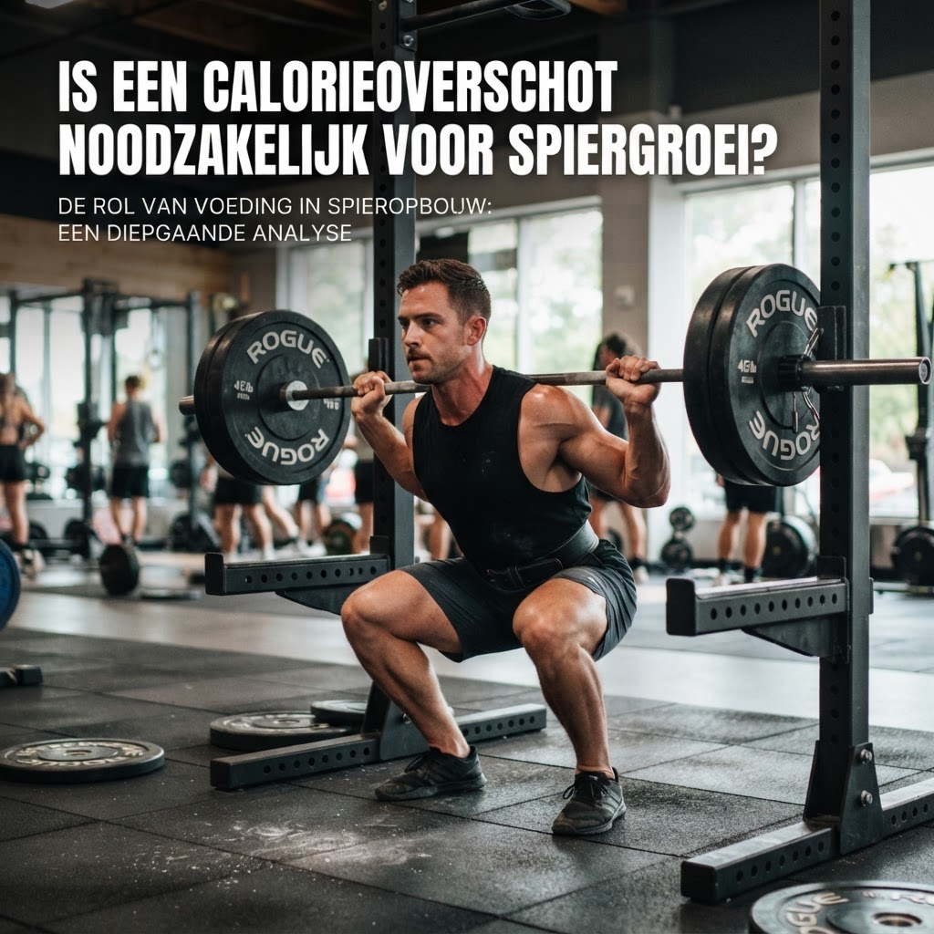 Is een calorieoverschot noodzakelijk voor spiergroei?