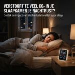 Verstoort te veel CO₂ in je slaapkamer je nachtrust?