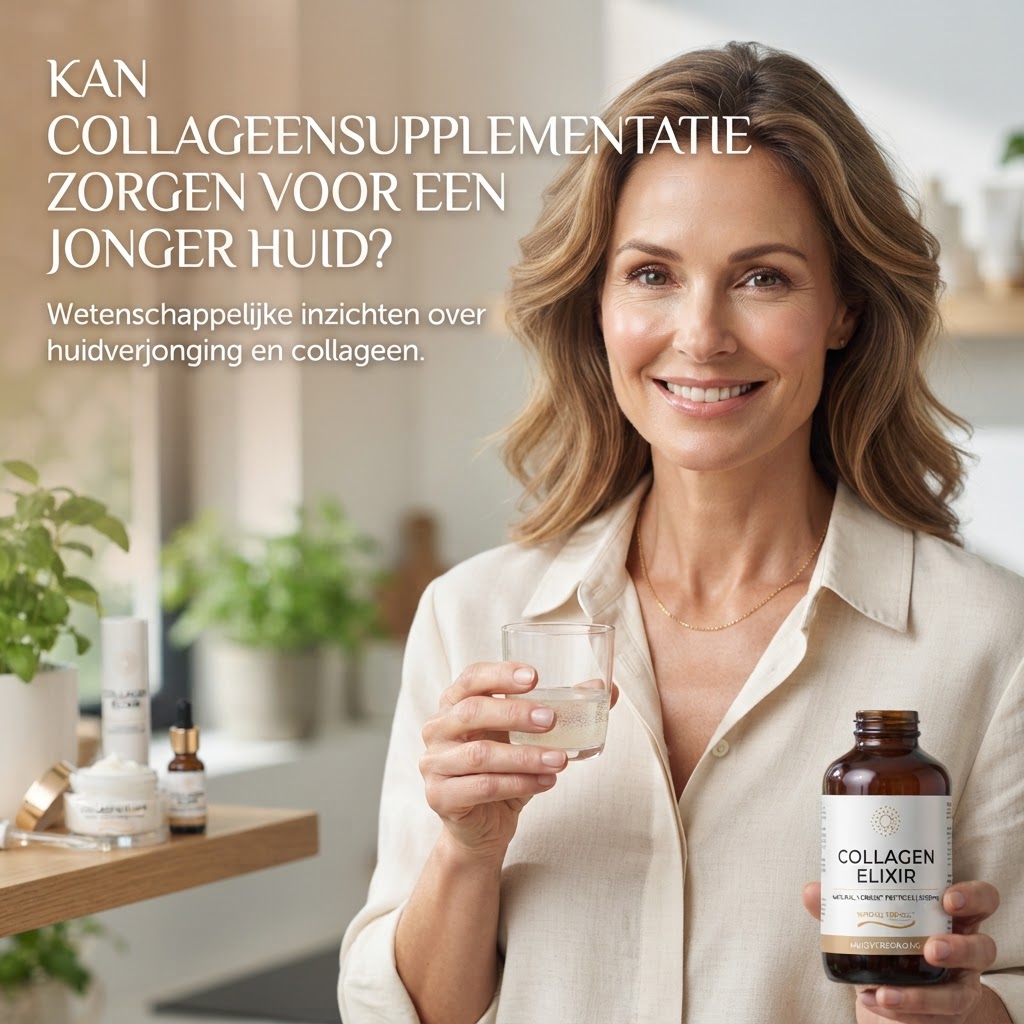 Kan collageensupplementatie zorgen voor een jongere huid?